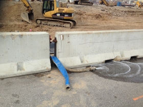 Draining the tunnels