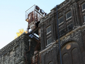 Rooftop Tree at Building 24 and Building 25 at Pabst Brewery Complex