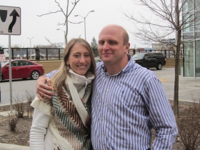 Grace Fuhr and Nik Kovac