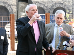 Tom Barrett Drinking Beer