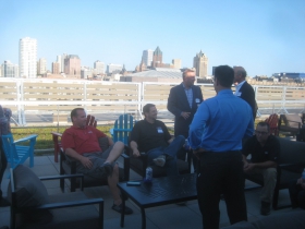 View from the roof of Frederick Lofts