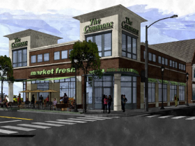 Original Rendering of the Innovation and Wellness Commons.
