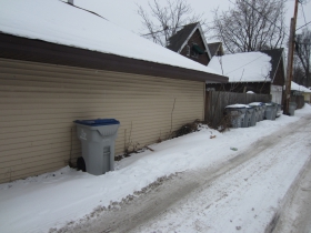 Alley behind Stamper home.