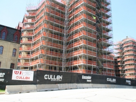 Old Main Under Wraps