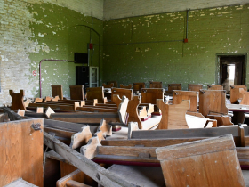 Ward Memorial Hall Stored Benches