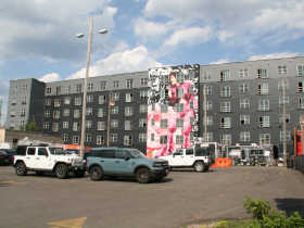 Selena Mural on Taxco Apartments