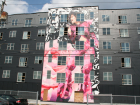 Selena Mural on Taxco Apartments