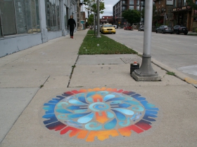 Water Current Walking Tour Marker