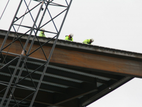 Rooftop Construction Workers