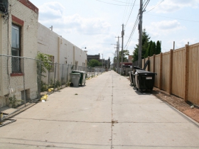 Alley Behind Future Taxco Apartments