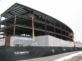 Curved Rite-Hite Office HQ
