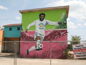 World Cup Mural at 625-645 S. 5th St.