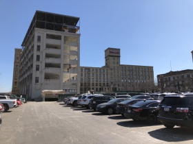 The Granary Lofts (left) and The Timbers Building