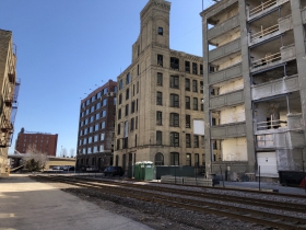 Rear of The Atlas Building, The Timbers Building and The Granary Lofts