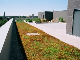 Clock Shadow Building Rooftop