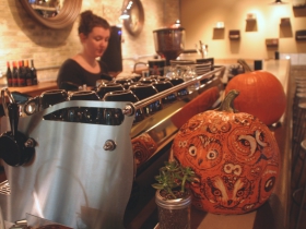 The bar at Anodyne's Walker's Point location.
