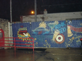 Steny's beer garden.