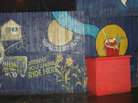 Steny's beer garden.
