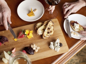 A cheese board at Black Shee