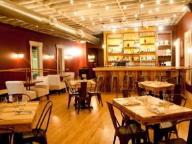 Upstairs lounge at Braise