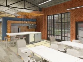 Collaborative kitchen rendering