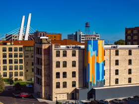 River Place Mural Aside Finishing House