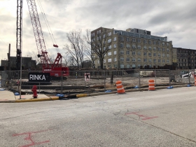 Pile Driving at The Yards
