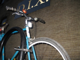 Bike outside of D.I.X.