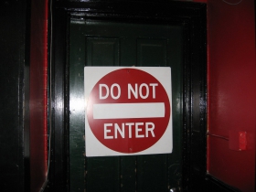Do Not Enter