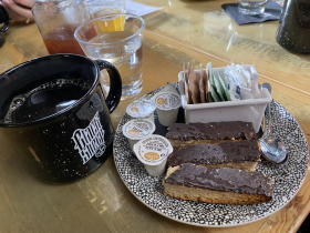 Coffee with biscotti
