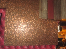 Penny wall