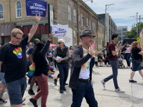 Governor Tony Evers and Fellow Democrats