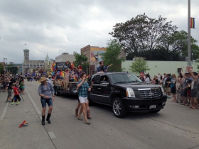 The Black Sheep float