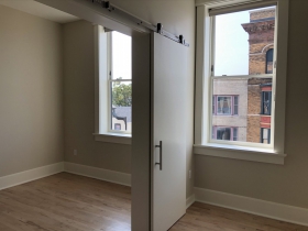 Sliding Door at The Block.