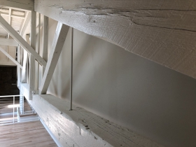 Exposed Truss in Loft Unit at The Block.