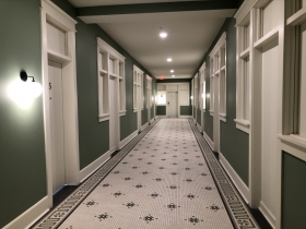 Apartment Corridor at The Block.