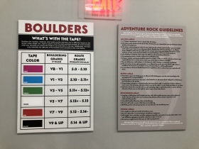 Adventure Rock - Color Code Guidelines