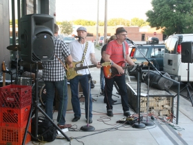 The Band Entertains the Crowd
