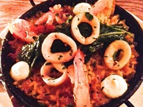 Movida: Seafood Personal Paella.