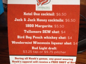 Hawk's Hockey Specials