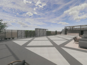 Second Second Patio Rendering