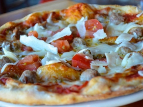 Pizza at Transfer.