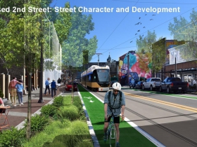 S. 2nd St. Streetcar Rendering