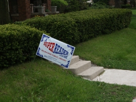 A Super Reader Lives Here.