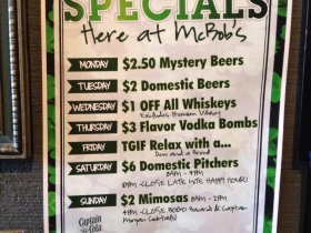 Daily Specials