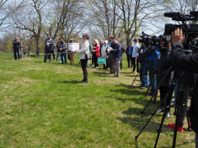 Press Pool at 175 Announcement