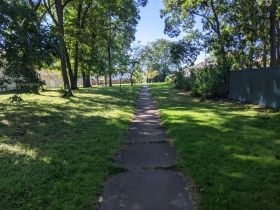 Wedgewood Park sidewalk