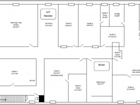 5 Points Gallery and Studios Plan