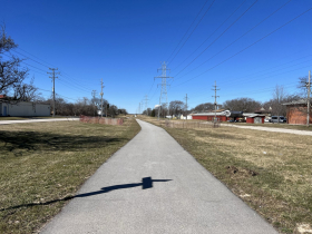 Powerline Trail Corridor at S. 76th Street.
