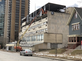 Vantage on the Park Construction